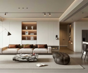 Modern A Living Room-ID:751529931