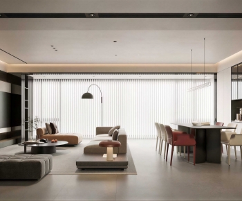 Modern A Living Room-ID:285528906