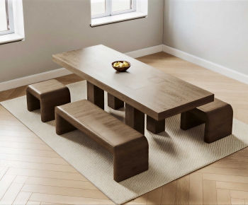 Modern Dining Table And Chairs-ID:295329098