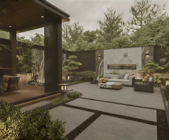 New Chinese Style Courtyard/landscape-ID:569530015