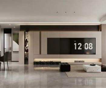 Modern A Living Room-ID:206885104