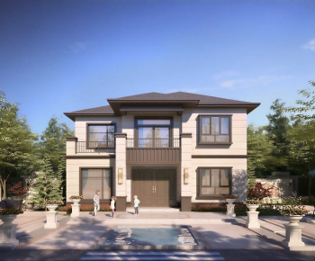 New Chinese Style Detached Villa-ID:789124011