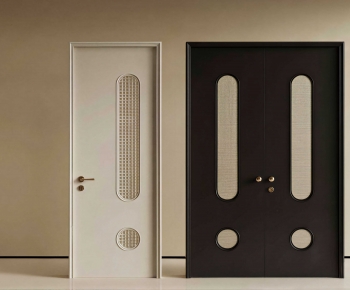 French Style Single Door-ID:436880636