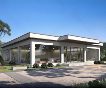 Modern Courtyard/landscape-ID:298621897