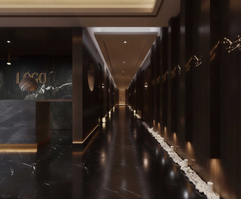 Retro Style Corridor-ID:552484993