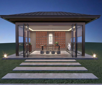 New Chinese Style Pavilion-ID:686941149
