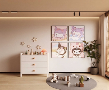 Modern Children's Room Activity Room-ID:586715947