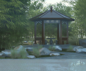New Chinese Style Courtyard/landscape-ID:328200103