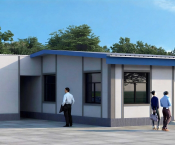 Modern Industrial Building-ID:680031063