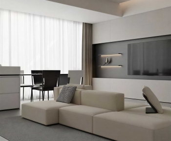 Modern A Living Room-ID:317045939