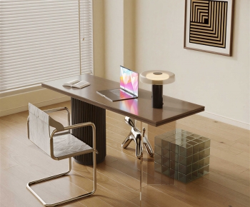 Modern Computer Desk And Chair-ID:339757924