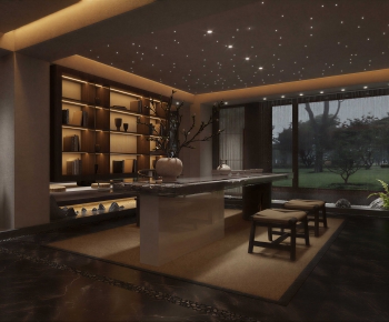 New Chinese Style Tea House-ID:498873952