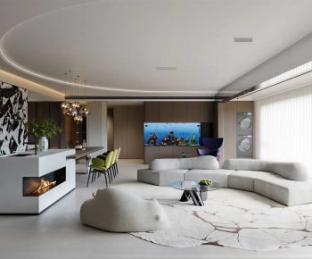 Modern A Living Room-ID:247633935