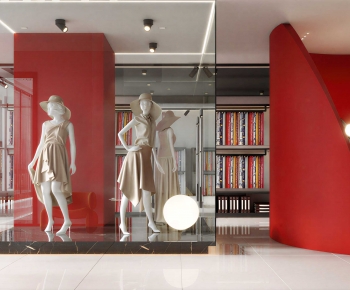 Modern Exhibition Hall-ID:681068907