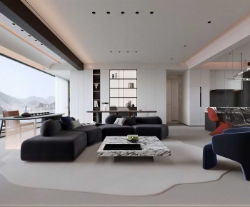 Modern A Living Room-ID:765180677