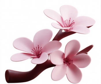 Modern Flowers And Grass-ID:546622049