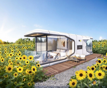 Modern Appearance Of Commercial Building-ID:442542084