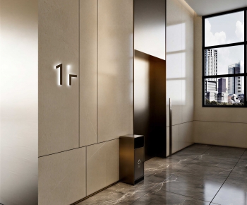 Modern Office Elevator Hall-ID:788428078