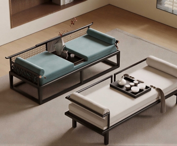 New Chinese Style Arhat Bed-ID:512945899