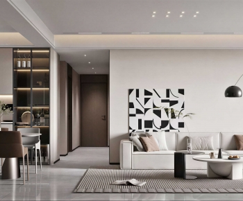Modern A Living Room-ID:234309916