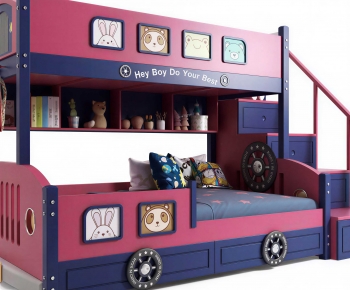 Modern Bunk Bed-ID:964030034