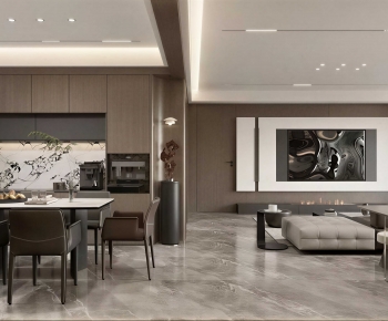 Modern A Living Room-ID:874521024