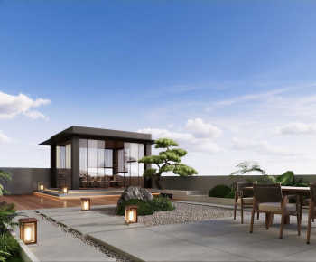 New Chinese Style Courtyard/landscape-ID:287839891