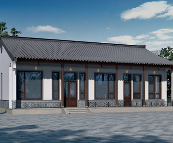 Chinese Style Ancient Architectural Buildings-ID:721079114