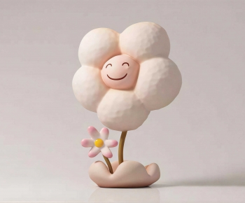 Modern Flowers And Grass-ID:215014936