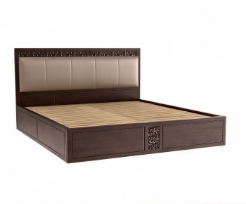 New Chinese Style Double Bed-ID:565099744