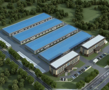 Modern Architectural Bird's-eye View Planning-ID:470984944