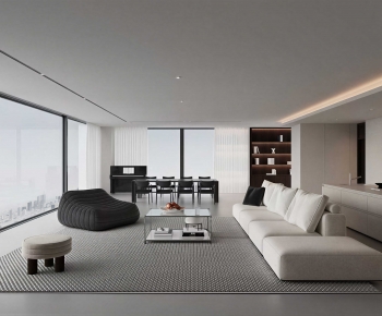Modern A Living Room-ID:390526063