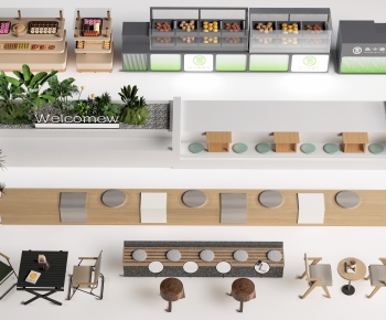 Modern Dining Table And Chairs-ID:443977125