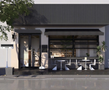 Modern Facade Element-ID:671319968