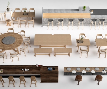 Modern Dining Table And Chairs-ID:318737036