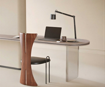 Modern Computer Desk And Chair-ID:451610163