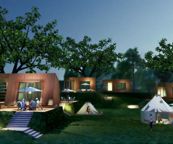 Modern Park Landscape-ID:244163996