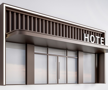 Modern Facade Element-ID:826567893