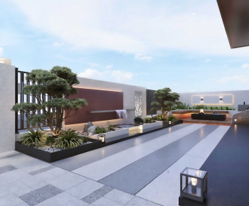 New Chinese Style Courtyard/landscape-ID:727281097