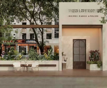 Modern Facade Element-ID:694449908