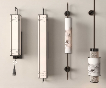 New Chinese Style Wall Lamp-ID:438097002