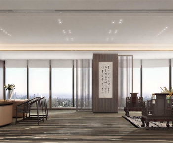 New Chinese Style Manager's Office-ID:148302089