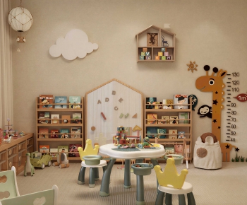 Modern Children's Room Activity Room-ID:211373095