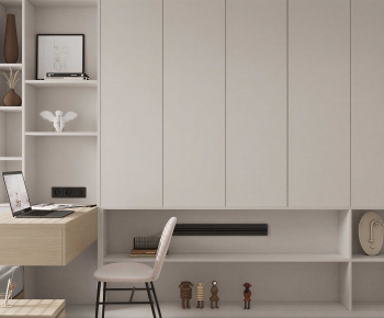 Modern Computer Desk And Chair-ID:760687119