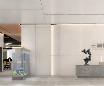 Modern Office Reception Desk-ID:630268101
