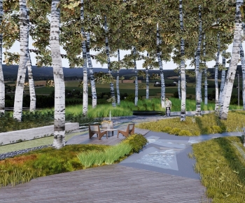 Modern Garden Landscape-ID:807921893