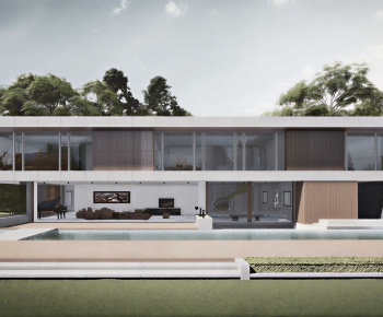 Modern Villa Appearance-ID:616750714