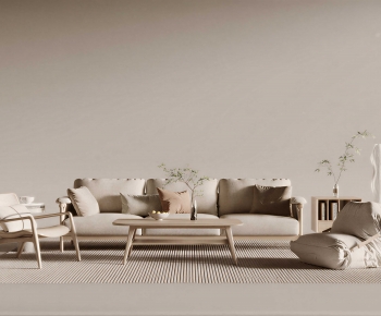 Wabi-sabi Style Sofa Combination-ID:260516881
