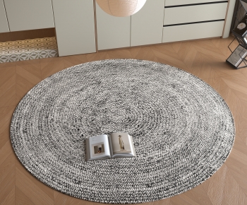 Modern Circular Carpet-ID:638415109