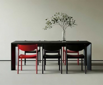 New Chinese Style Dining Table And Chairs-ID:445628889